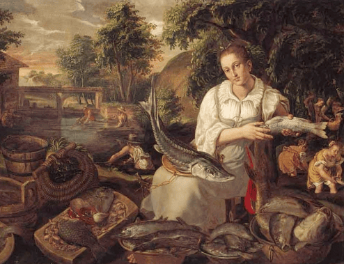 femme poissons